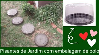 Pisantes de Jardim com embalagens de bolo [upl. by Nera]