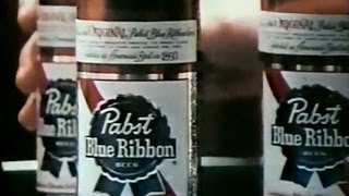 Pabst Blue Ribbon Beer Weight Lifter Commercial 1978 [upl. by Nilloc705]