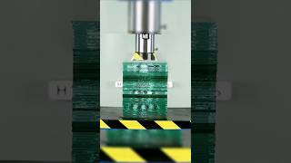 Glass Sheets Vs Hydraulic Press shorts [upl. by Ayiram]