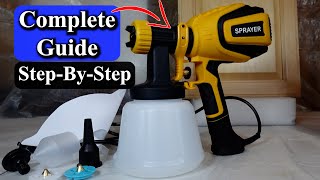 How to Use A HVLP Paint Sprayer [upl. by Callery829]