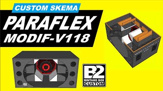 SKEMA BOX PARAFLEX MODIFV118  SPEAKER 18inchi [upl. by Iosep]