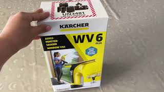 PRÉSENTATION ET DÉMONSTRATION DU LAVE VITRES KARCHER WV6 PLUS [upl. by Nuahsed942]