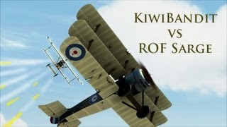 Rise of Flight  Highlights of an Epic 8 Minute Dogfight  KiwiBandit vs ROF Sarge [upl. by Jr893]