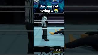 Unc Was Livid wwe wwe2k24 gaming funny fypシ゚viral shorts [upl. by Fortier]