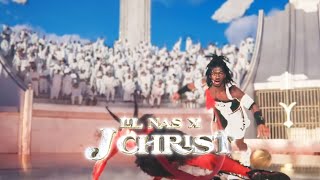 Lil Nas X  J CHRIST Lyrics Video [upl. by Etnovaj]