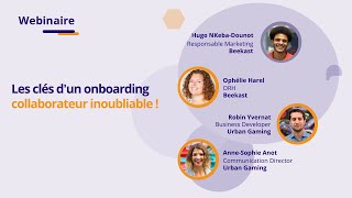 Webinaire  Les clés dun onboarding collaborateur inoubliable [upl. by Malvia]