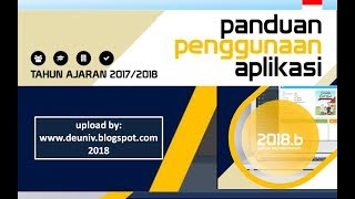 update dapodik 2018b  panduan umum [upl. by Sacttler596]