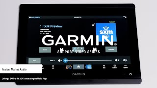 Garmin Support  Fusion® Marine Stereos  Linking a GXM™ to the AUX Source [upl. by Tiffany768]