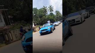 Mini Cooper S R56 in kerala street 😍💙  minicooper blueberry karala event [upl. by Amoeji818]