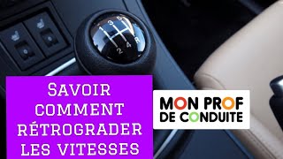 Comment savoir rétrograder les vitesse permis moniteur Mon prof de conduite [upl. by Ralyat]