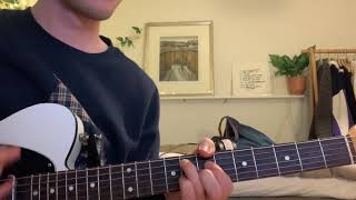 These Days  Wallows Guitar Tutorial [upl. by Hakilam]