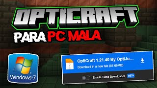 DESCARGAR OPTICRAFT 121 PARA PCS MALAS  REVIEW [upl. by Annel]