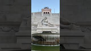 Fontana del Tirreno Piazza Venezia travel italia [upl. by Lizned249]