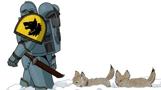 Newest Space Wolves Recruits  Warhammer 40k Meme Dub [upl. by Adnohrahs]