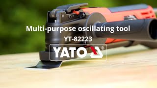 YT82223 Multi Purpose Oscillating Tool 500WYATOPOWER TOOLSHAMMERDRILLCORDLESSVARIABLE SPEED [upl. by Akessej766]