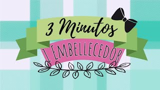 3 MINUTOS  1 EMBELLECEDOR Scrapbooking tutorial [upl. by Hawger988]