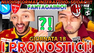 🚨 JUVEROMA GENOAINTER MILANSASSUOLO e NAPOLIMONZA‼️😱 FANTAGABBO e PRONOSTICI SERIE A 18 [upl. by Brockwell892]