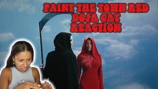 DOJA CAT  PAINT THE TOWN RED REACTION [upl. by Rustin302]