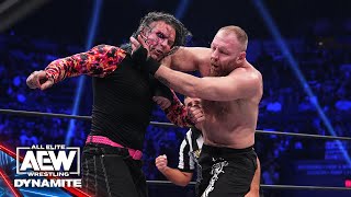 BCC’s Jon Moxley faces Jeff Hardy for the first time 1on1  13124 AEW Dynamite [upl. by Suoinuj]