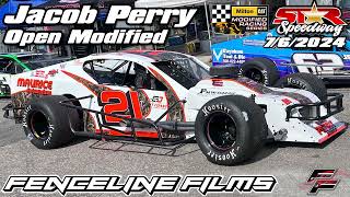 Jacob Perry MRS  The Racing Guys Modified Racers Honoring Racers 76 Star Speedway 2024 [upl. by Elnora686]