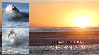 LE BARS Brothers  Waveski California 2022 [upl. by Aehtorod]