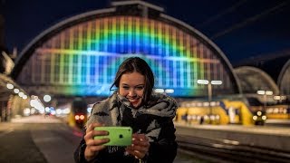 Daan Roosegaarde Uses quotTechno Poetryquot To Transform Everyday Experiences [upl. by Noxin438]