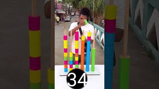 Challenge to win food by matching colors on sticks funny funnyideas funnymoment [upl. by Annayek]