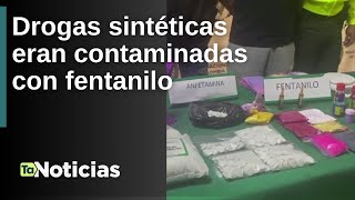 Drogas sintéticas eran contaminadas con fentanilo  Teleantioquia Noticias [upl. by Thirza96]