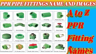 PPR Material Fittings  PPR Pipe Fitting Name And Images  PPR Pipe Fittings plumbing plumber ppr [upl. by Amii]