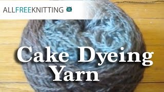 How To Cake Dyeing Yarn [upl. by Devad]