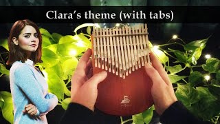 Doctor Who Clara’s theme The Impossible girl – Kalimba cover with Tabs lyricsunknown5439 [upl. by Ijnek]