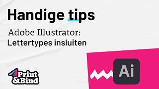 Hoe sluit ik een lettertype in in Adobe Illustrator [upl. by Hubert]