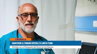 Aggressione al primario ospedale di Lamezia Terme [upl. by Ulla]