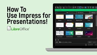 How to use LibreOffice Impress for Presentations easy [upl. by Gilman]