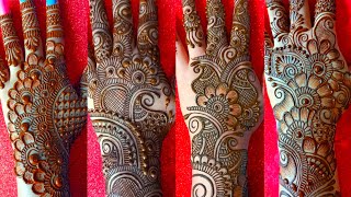 Top  4 easy bridal mehndi design  simple bridal mehndi design  backhand mehndi design  mehandi [upl. by Krutz672]