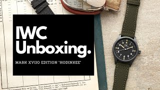 UNBOXING the IWC Pilot’s Watch Mark XVIII Edition “HODINKEE” [upl. by Arimak]