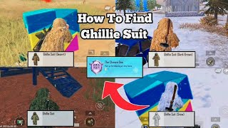 How to Find all 4 Ghillie Suits in Classic Mode in BGMI  Dark brown ghillie suit TheChosenone [upl. by Palm332]