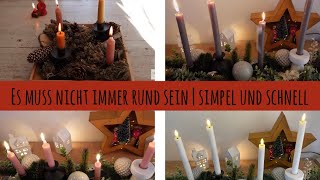 Adventstablett  2 Varianten  last minute Deko  schnell und simpel  für JEDEN geeignet  DIY [upl. by Ettevram54]