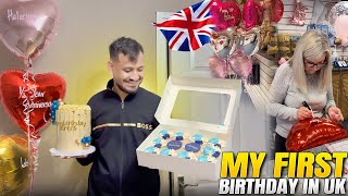 Celebrate First Time Birthday In Uk With Wife 🎂🇬🇧  Haleema Ne Mujy Keya Gift Deya 🎁🥰 [upl. by Quintilla336]