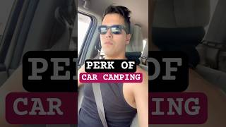 Perk of car camping nomad campervanadventures adventure vanlife carcamping live [upl. by Ande]