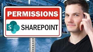 ✅ How to set SharePoint Permissions  Tutorial [upl. by Modla580]