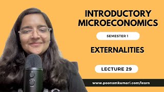 Lecture 29  Introductory Microeconomics  Ch10 Externalities baeconomics delhiuniversity [upl. by Kerwinn98]