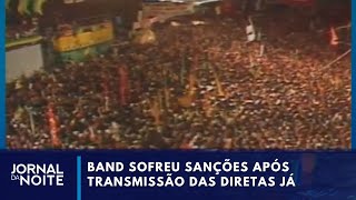 Diretas Já Band foi pioneira ao exibir ato contra a ditadura  Jornal da Noite [upl. by Cathleen]