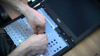 Dell inspiron 1000 laptop disassembly [upl. by Nnayelsel]