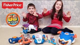 FisherPrice Go Jetters Jet Pad Vroomster Talking Ubercorn amp Glitch amp Grimbler Toy Review [upl. by Mariken]