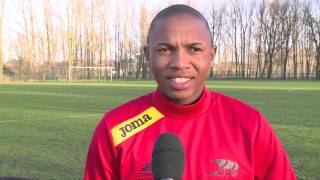 Andile Jali interview at KVO  KV Oostende [upl. by Quartana]