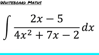 Integration using partial fractions [upl. by Jempty564]