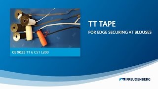 TT Tape from Freudenberg for edge securing at Blouses [upl. by O'Gowan]