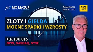 PLN EUR USD oraz GPW NASDAQ i NYSE przed dużymi zmianami [upl. by Egwan]