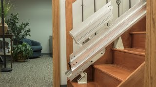 Power amp Manual Folding Stair Lift Rails  Bruno® [upl. by Booker600]